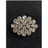 Image 1 : Vintage1960's Clear Rhinestone Brooch.