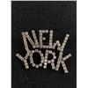 Image 1 : Fun " New York" Rhinestone Pin/Brooch
