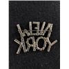 Image 2 : Fun " New York" Rhinestone Pin/Brooch