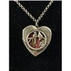 Image 2 : Vintage Servane Gaxotte Paris Heart Locket Pendant Necklace