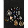 Image 1 : Collection of Miscellaneous Vintage Pendants Some May Be Sterling