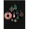Image 2 : Collection of Miscellaneous  Vintage Semi Precious Stone Pendants