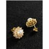Image 2 : Stunning Jewerly Lot 14k G.P. Ring Size 6.25 and a Pair of 14kG.P, Earrubgs