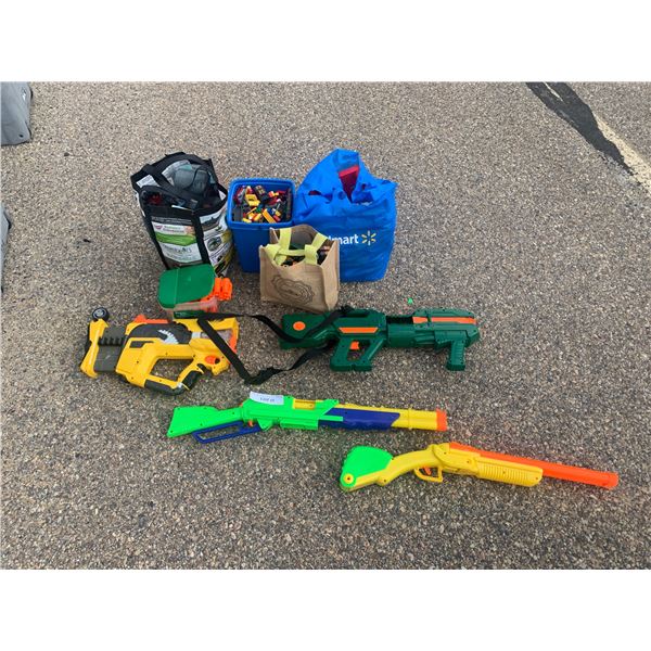 Nerf Guns, Lego, Action Figures & Hotwheel Toy Cars