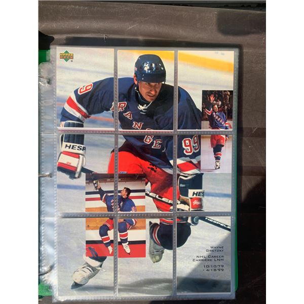 Binder of Hockey Cards