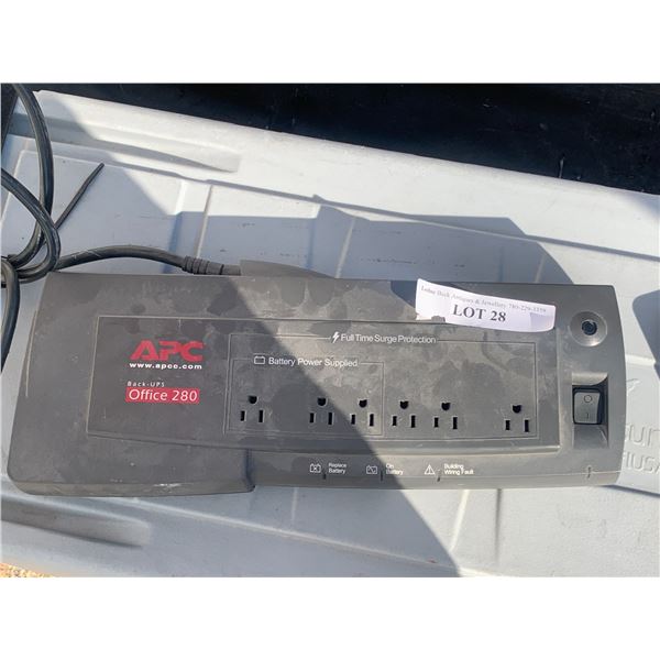 APC BACK-UPS Office 280 Surge Protector