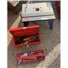 Image 1 : Ryobi Router Table 1/8 Inch & Red Toolbox & Tools