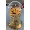 Image 3 : Bulova Quartz Dome Clock, Brass and Crystal Ferris Wheel