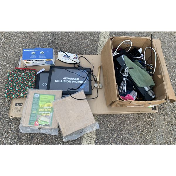 Cooper Lighting Solutions, Aquarium Accessories, Black & Decker Iron, Assorted Home Items