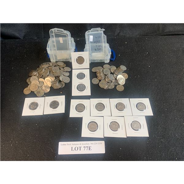 Variety of US Indian Head Nickels & Cdn Nickels