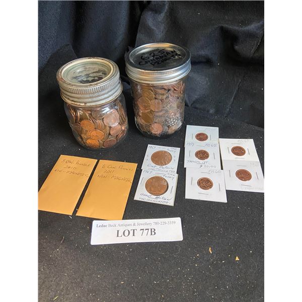 Lg Variety of US, Canadian & Great Britain Pennies