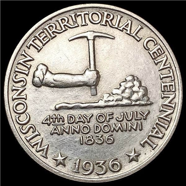 1936 Wisconsin Half Dollar UNCIRCULATED