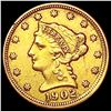 Image 1 : 1902 $2.50 Gold Quarter Eagle CLOSELY UNCIRCULATED