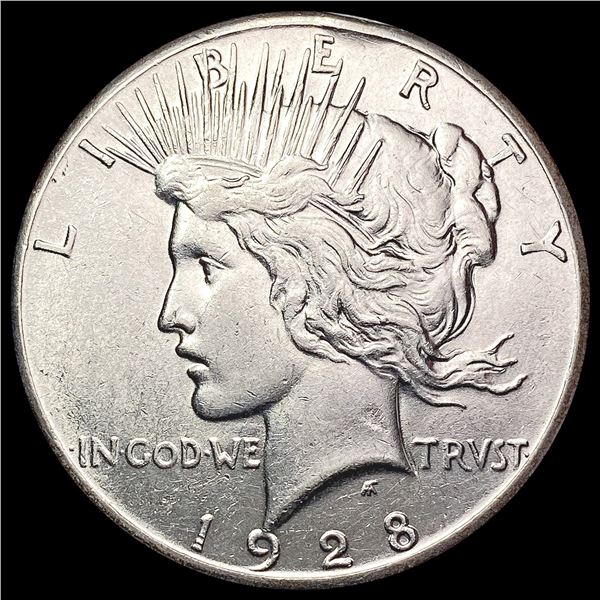 1928 Silver Peace Dollar CHOICE AU