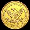 Image 2 : 1851 $2.50 Gold Quarter Eagle CLOSELY UNCIRCULATED