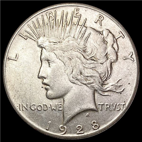 1928 Silver Peace Dollar CLOSELY UNCIRCULATED