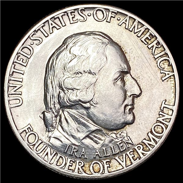 1927 Vermont Half Dollar GEM BU