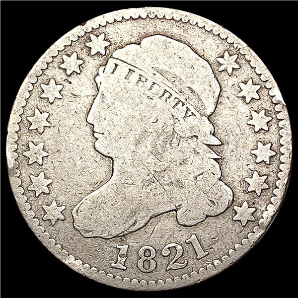 1821 Capped Bust Dime NICELY CIRCULATED