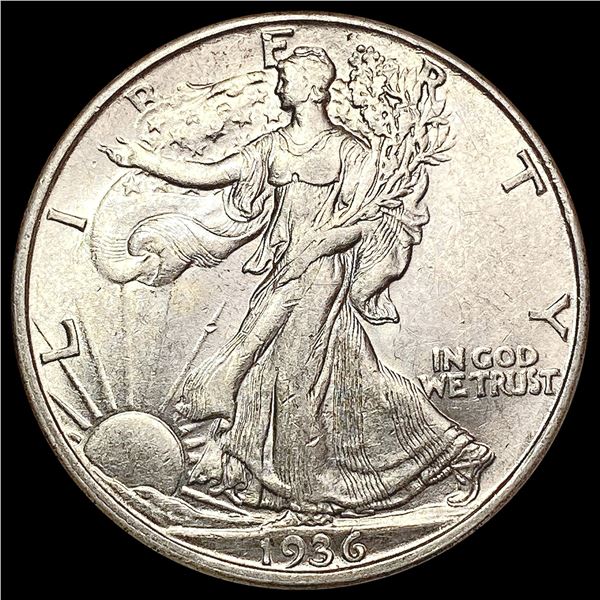 1936 D Walking Liberty Half Dollar CHOICE AU