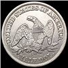 Image 2 : 1858 O Seated Liberty Half Dollar CLOSELY UNCIRCULATED