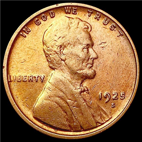 1925 S Wheat Cent CLOSELY UNCIRCULATED