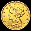 Image 1 : 1905 $2.50 Gold Quarter Eagle CLOSELY UNCIRCULATED