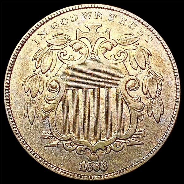 1868 Shield Nickel CLOSELY UNCIRCULATED