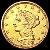 Image 1 : 1903 $2.50 Gold Quarter Eagle CLOSELY UNCIRCULATED