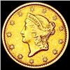 Image 1 : 1850 Rare Gold Dollar CLOSELY UNCIRCULATED
