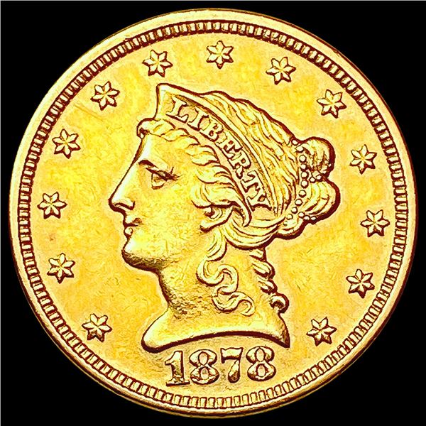 1878 $2.50 Gold Quarter Eagle CLOSELY UNCIRCULATED