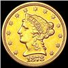 Image 1 : 1878 $2.50 Gold Quarter Eagle CLOSELY UNCIRCULATED