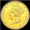 Image 1 : 1861 Rare Gold Dollar CLOSELY UNCIRCULATED