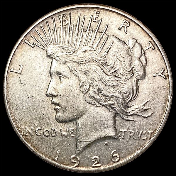 1926 S Silver Peace Dollar CHOICE AU