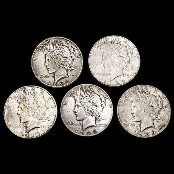 1922 - 1935 [5] Silver Peace Dollar HIGH GRADE