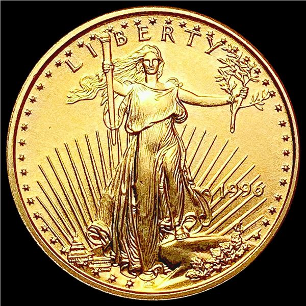 1996 $5 1/10z Gold Eagle SUPERB GEM BU