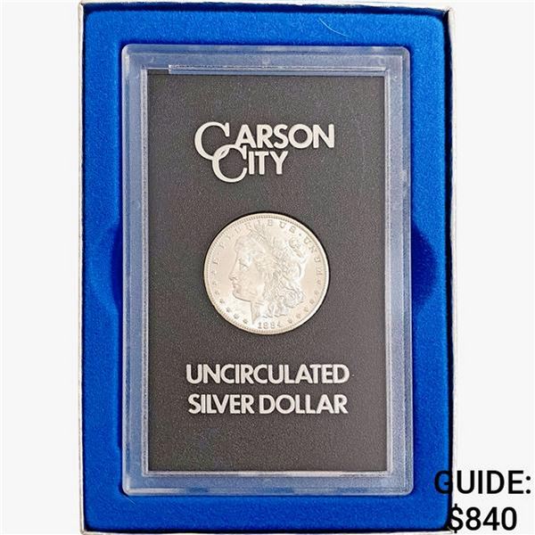 1884-CC Morgan Silver Dollar   GSA