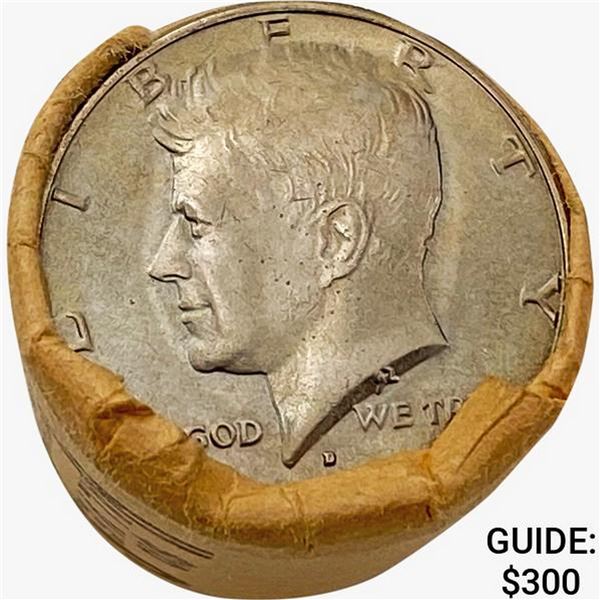 1976-D BU Kennedy Half Dollar Roll [20 Coins]