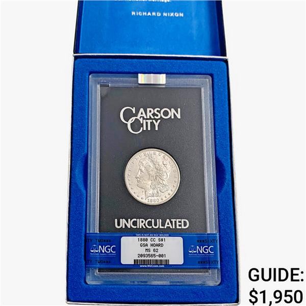 1880-CC Morgan Silver Dollar NGC MS62 GSA