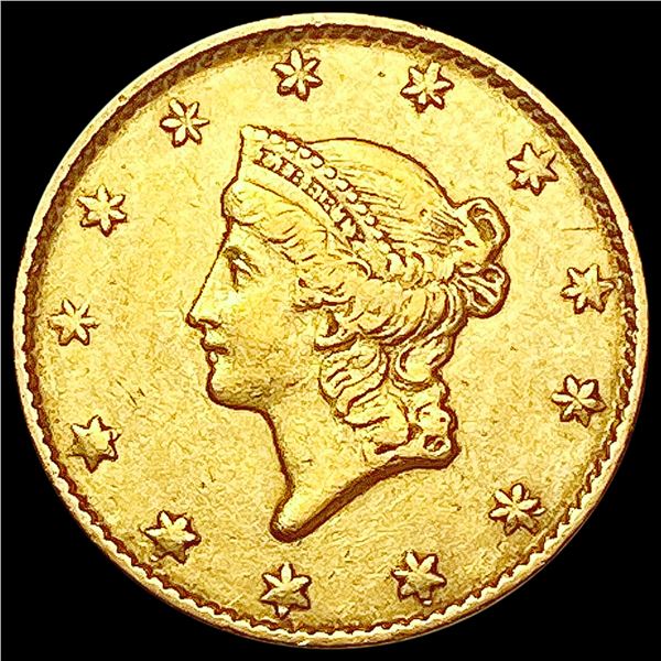 1849 Rare Gold Dollar CLOSELY UNCIRCULATED