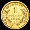 Image 2 : 1849 Rare Gold Dollar CLOSELY UNCIRCULATED