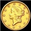 Image 1 : 1851 Rare Gold Dollar NEARLY UNCIRCULATED