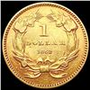 Image 2 : 1862 Civil War Rare Gold Dollar CLOSELY UNCIRCULATED