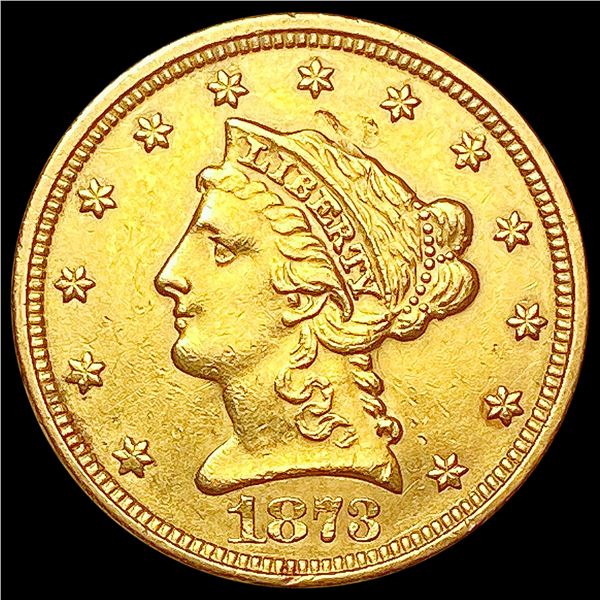 1873 $2.50 Gold Quarter Eagle UNCIRCULATED