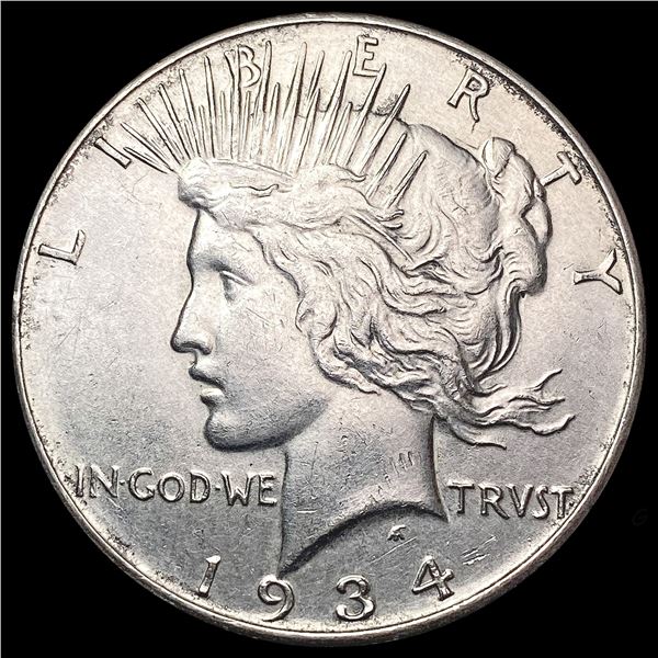 1934-D Silver Peace Dollar CLOSELY UNCIRCULATED