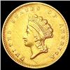 Image 1 : 1855 Ty2 Rare Gold Dollar CLOSELY UNCIRCULATED