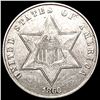 Image 1 : 1860 Silver Three Cent CLOSELY UNCIRCULATED
