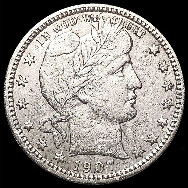 1907-D Barber Half Dollar CLOSELY UNCIRCULATED