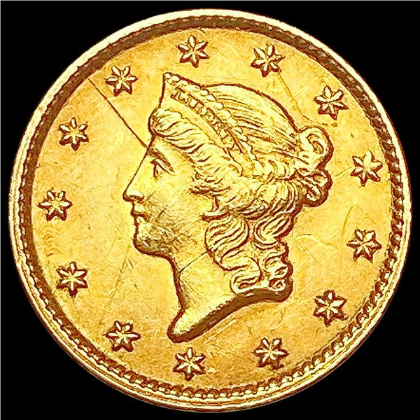 1851 Rare Gold Dollar CLOSELY UNCIRCULATED