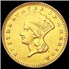 Image 1 : 1874 Rare Gold Dollar CLOSELY UNCIRCULATED