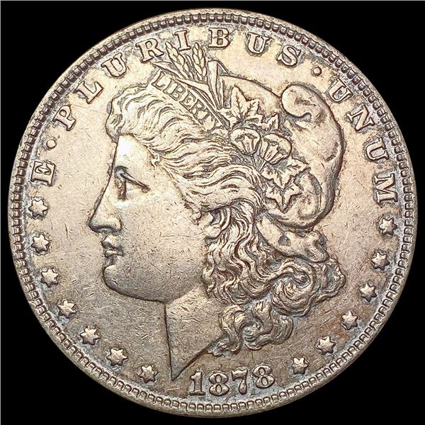1878 Morgan Silver Dollar CLOSELY UNCIRCULATED